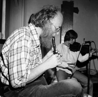 Optagelser med Bo Schiøler fra Vesterbros Ungdomsgård, 1977. Foto Holger Agerskov